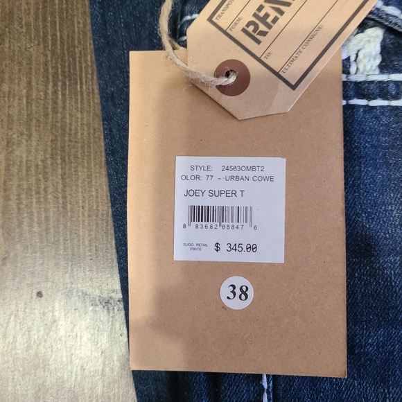 NWT True Religion Size 38 Jeans - Picture 4 of 6